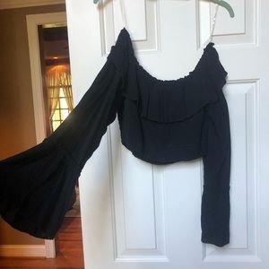 Urban outfitters off the shoulder top